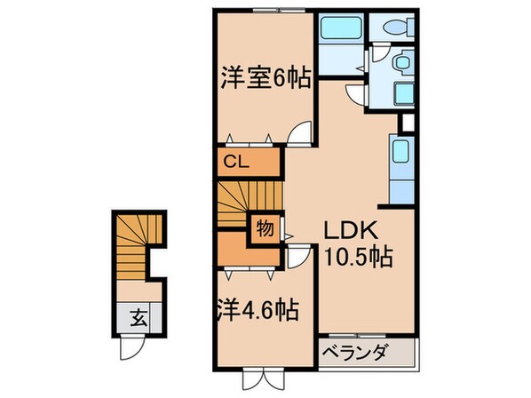 エヴァーグリーン　Ｉの物件間取画像